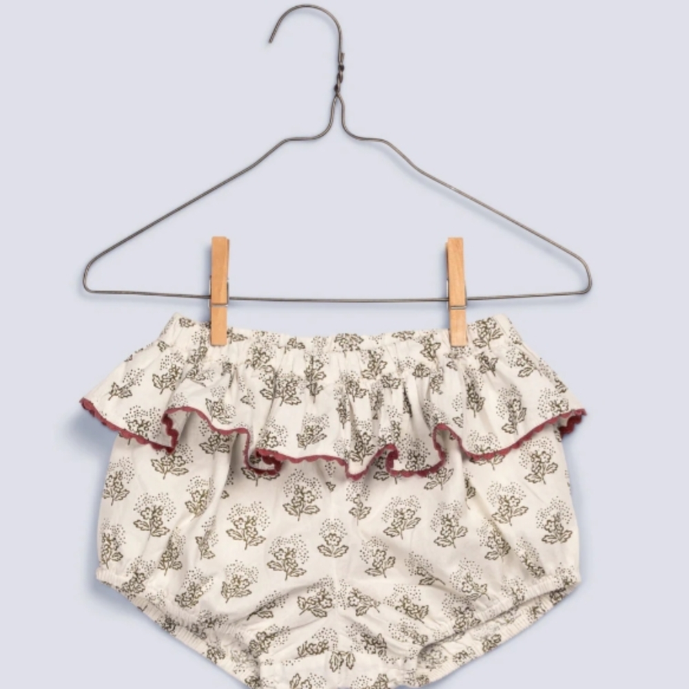 Floral Ruffle Kids Shorts - Picture 4 of 4